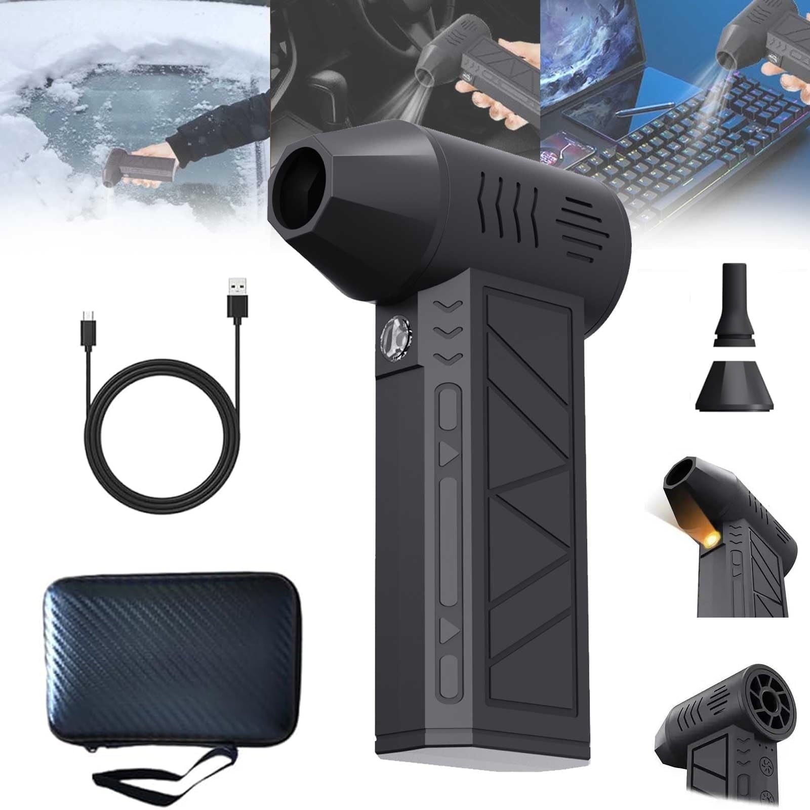 PowerJet Pro – Cordless Turbo Air Blower with Dual Battery & Speed Control