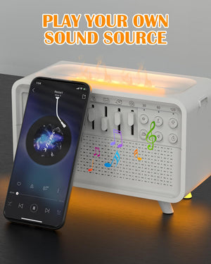 DreamMist Harmony – White Noise Sound Machine with Scented Mist & Ambient Night Light